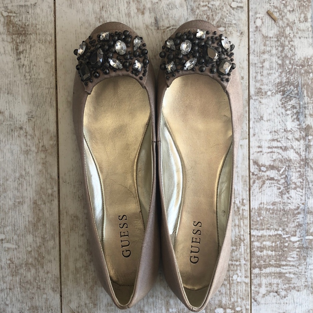 Guess velvet loafer size 8